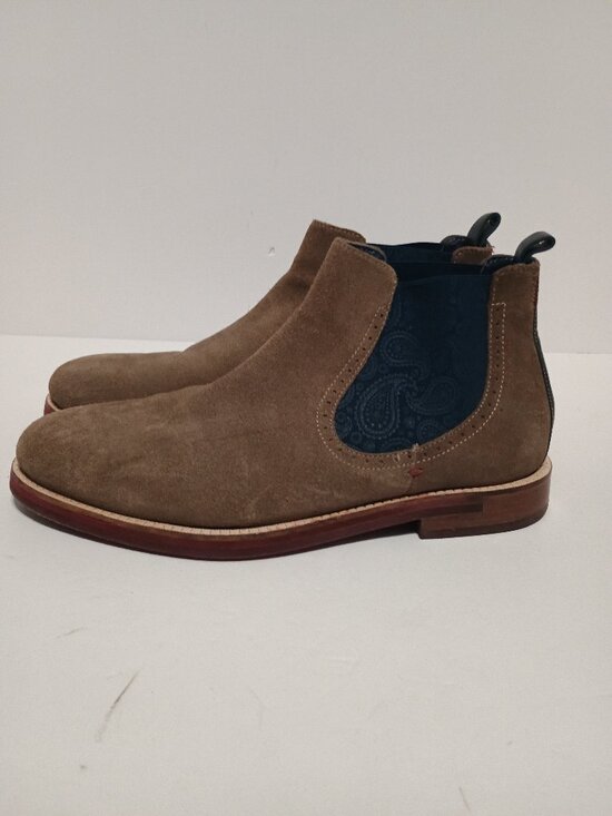 Ted Baker London Secaint Taupe Suede Chelsea Ankle Boots Men’s 9.5 US 42.5 EU main image 11